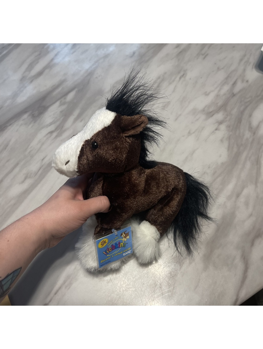Webkinz NWT Clydesdale Horse Plush Toy